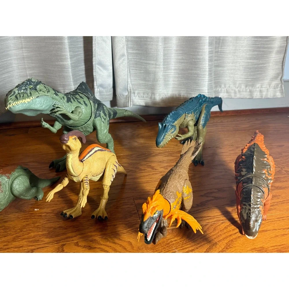 Mattel Jurassic World Dominion Dinosaur Lot Giganotosaurus Allosaurus Pyroraptor